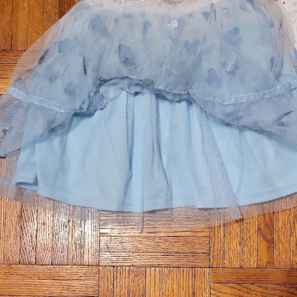Disney Blue Tulle Skirt with Minnie Mouse Print SIZE 6X - Picture 5 of 8